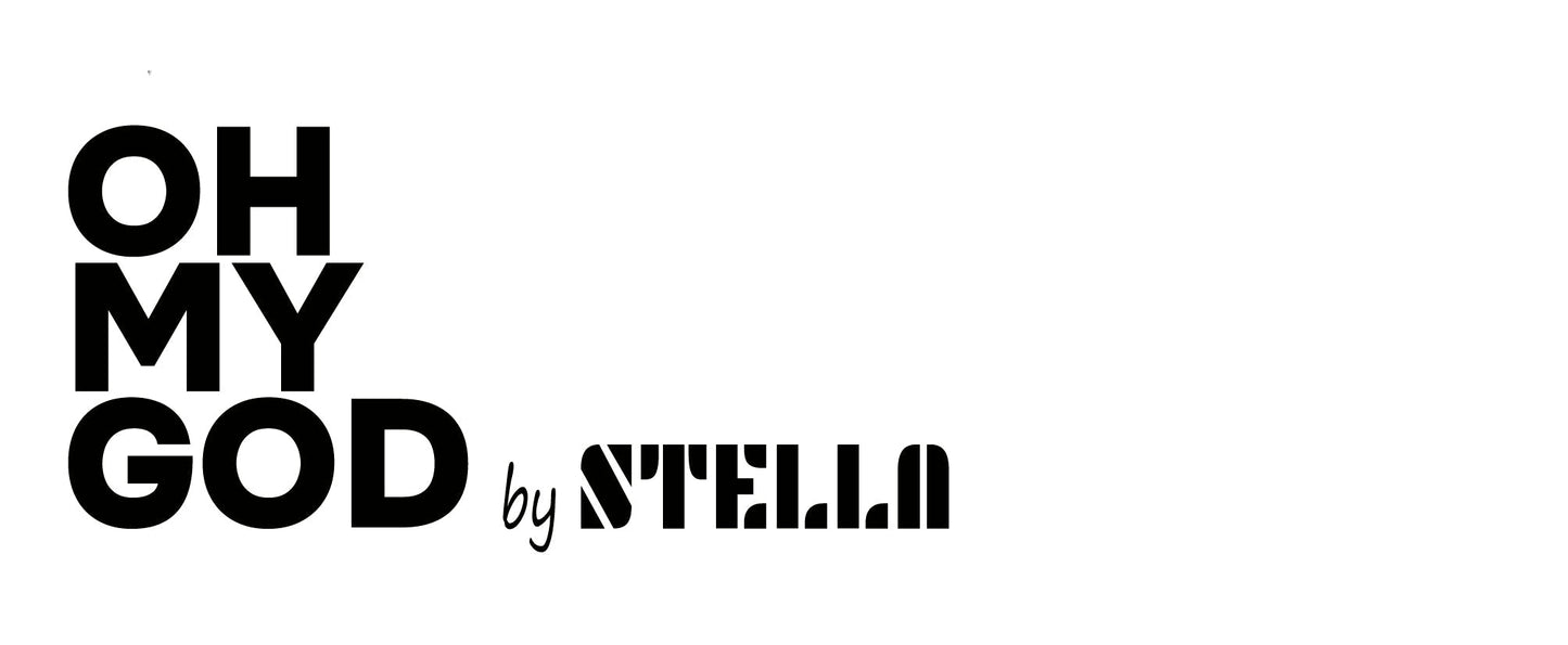 Logo de la marca de gafas de sol OHMYGOD by Stella